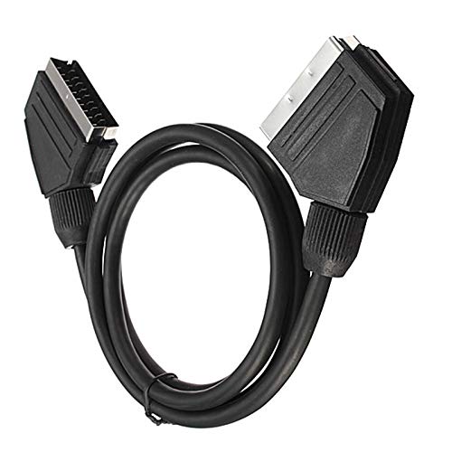 1.5m Meters 21 Pin Scart Cable Lead Wire Male to Male for Video DVD TV VCR Sky