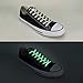 Xpand No Tie Shoelaces System with Reflective Elastic Laces - Glow in the Dark - One Size Fits All Adult and Kids Shoes