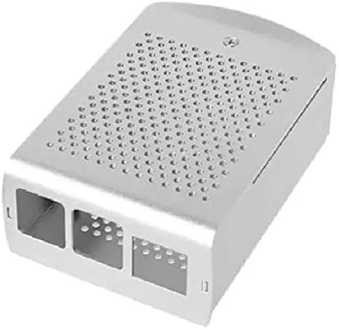 Kurphy per Raspberry Pi 3 Modello B Plus Custodia in alluminio Verde Argento Nero Custodia in Metallo Scatola RPI 3 con Raspberry Pi 3 Modello B