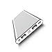 Polanfo M50000 Portable Power Bank 12000mAh External Battery Charger, Ultra Slim Design with 2 USB Ports for iPhone7 Plus 6s 6 Plus, iPad, Samsung Galaxy and More -Sliver