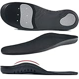 Ailaka High Arch Support Orthotic Shoe Insoles for Men and Women, Shock Absorption Gel Cushion Sports Inserts for Flat Feet, Plantar Fasciitis, Feet Heel Pain Relief