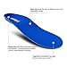 Nazaroo Orthotic Shoe Insoles for Flat Feet and Arch Pain Relief, Blue, Unisex
