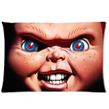Horror Movie Curse of Chucky Printed Custom Pillow Case Personalized 20 by 30 Inch ID-145