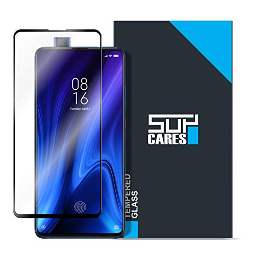 SupCares Premium Edge to Edge Tempered Glass Screen Guard with Easy Installation Kit for Mi Redmi K20 Pro, Mi Redmi K20