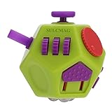 Hongyee Fidget Cube，Decompression Cube Relieves Anxiety and Stress for Children Teens Adults,Easy to Carry and Use