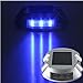 SUNWIND Blue Solar LED Lights - 4 Pack Solar Deck Lights Blue Marker Solar Lights Outdoor for Garden, Driveway, Pathway, Patio