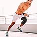 Mava Sports Knee Compression Sleeve Support for Men and Women - Perfect for Powerlifting, Weightlifting, Running, Gym Workout, Squats and Pain Relief (Black - 1 Piece, Large)