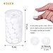 Farielyn-X Self Adhesive Dots,1000PCS（500 Pair Sets） 0.78inch, Sticky Back Coins Hook & Loop Self Adhesive Dots for Craft Decoration in School,Office or Home,White