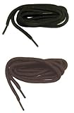 3/16 Large Diameter Polyester Hiker Boot Laces Shoelaces 2 Pair Pack