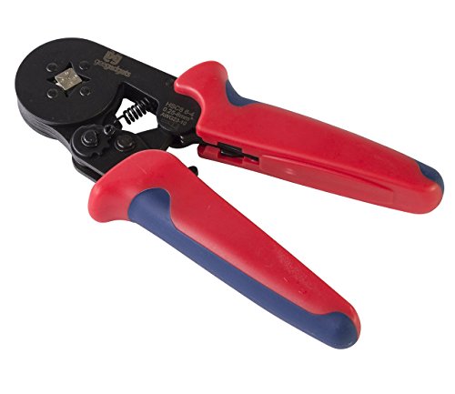 Self Adjusting Square Crimper - "Mini" Wire Terminal Crimping Plier Hand Tool - 22-10 AWG, 0.25mm-6mm - by Gee Gadgets (Certified Refurbished) - Thumbnail 5
