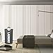 DOKEHOM 82L Large Laundry Basket, Collapsible Laundry Bag, Freestanding Tall Clothes Hamper, Foldable Washing Bin (Dark Grey)