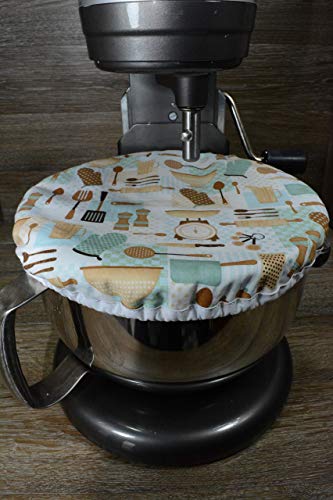 Reusable Medium Bowl Cover // Sustainable, Eco-Friendly // Stand Mixer Cover // Retro Kitchen