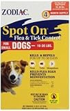 Zodiac Spot On Flea Tick Control for Small Dogs, 4 Months Supply