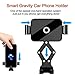 Zoxkoy Car Phone Mount Holder: Car Phone Holder with Sturdy Vent Clip Compatible Universal Cellphone iPhone Samsung Galaxy