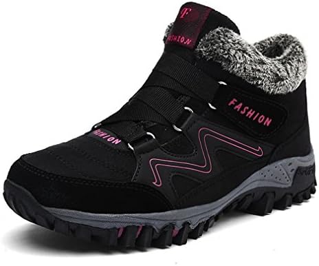 Slinny Women Snow Boots Shoes Warm Plush Krasovki Ankle Boots Brand Female Shoes Wedge Snow Boots Waterproof Flat Black 9