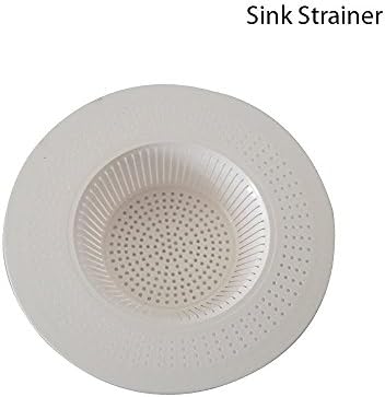 ROYALDEALSHOP Sink Strainer- Heat Resistant, Acid Proof, Sink Strainer Floor Drain Cover Hair Catcher Rubber Shower Trap Basin Filter for Bathroom Kitchen (Set of 2)