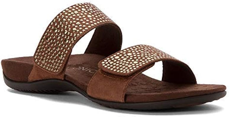 Amazon.com | Vionic Women's Rest Samoa Slide Sandal - Ladies Adjustable Walking Sandals with 