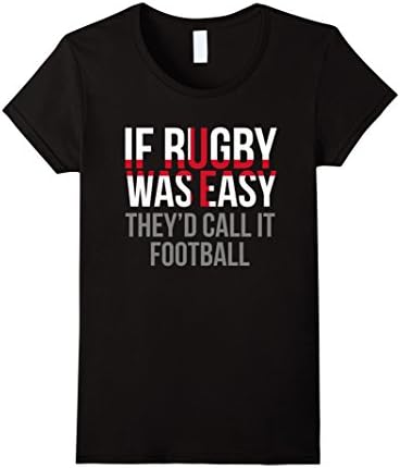 Womens Funny England Rugby T Shirt - English Rugby Shirt Small Black
