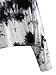 SweatyRocks Women's Tie Dye Letter Print Crop Top T Shirt Multicolor One Size