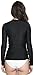 ilishop Women's UV Sun Protection Long Sleeve Rash Guard Wetsuit Swimsuit Top Black L-US8