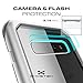 Ghostek Atomic Slim Galaxy S10 Plus Clear Case with Super Space Metal Bumper Design Tough Shockproof Heavy Duty Protection and Wireless Charging Compatible for 2019 Galaxy S10+ (6.4 Inch) - (Black)