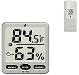 Ambient Weather WS-07 Big Digit 8-Channel Wireless Thermo-Hygrometer