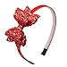 8Pcs Glitter Bows Headbands for Girls Children Sequin Hair Bows Hairbands School Girls Toddler Headband Hair Accessoires