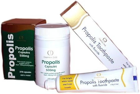 Amazon プロポリス500ｍｇ 370カプセル プロポリス歯磨き フッ素入り 110ｇ 2点セット 海外直送品 プロポリスカプセル プロポリス歯磨き 2点セット プロポリス