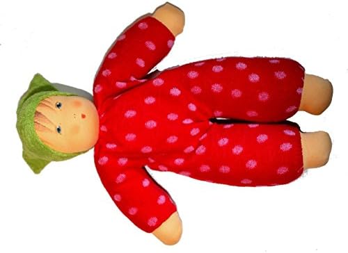 Nanchen Organic Cotton Waldorf Doll "Schnucki" (Red)