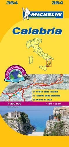 !BEST Michelin Map Italy: Calabria 364 (Maps/Local (Michelin)) (Italian Edition) P.P.T