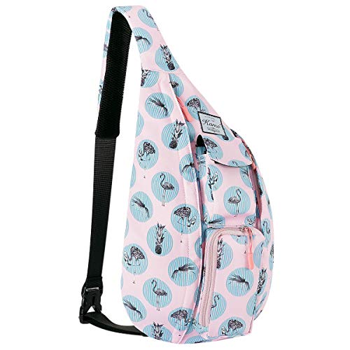 KAMO Sling Backpack - Rope Bag Crossbody Backpack Travel Multipurpose Daypacks for Men Women Lady Girl Teens