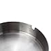 Ashtray, Newness Stainless Steel Tabletop Decoration Unbreakable Home Ashtray, 4.7 Inches (12 cm)