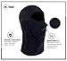 Balaclava Ski Mask - Cold Weather Full Face Mask with Breathable Air Vents - Ski Mask for Men & Women for Winter Sports Black