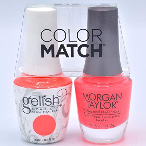 Gelish Gel Polish & Morgan Taylor Nail Polish Duo 1110915 Brights Have More Fun