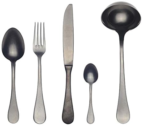 Mepra 1096V22049 - Cubertería especial unificada, color negro: Amazon.es: Hogar