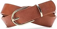 Earnda Women's Faux Leather Chic Belt for Ladies J