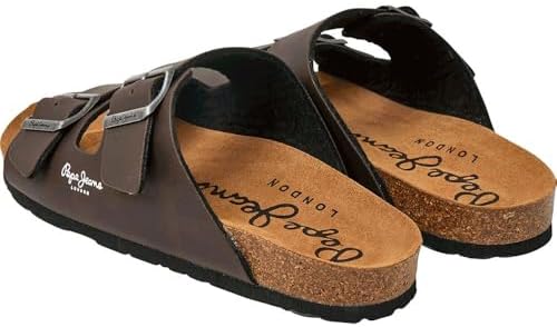 Sandalias de Piel Bio marrón