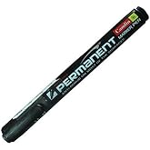 Camlin Pack of 10 Permanent Permanent Markers (Black)