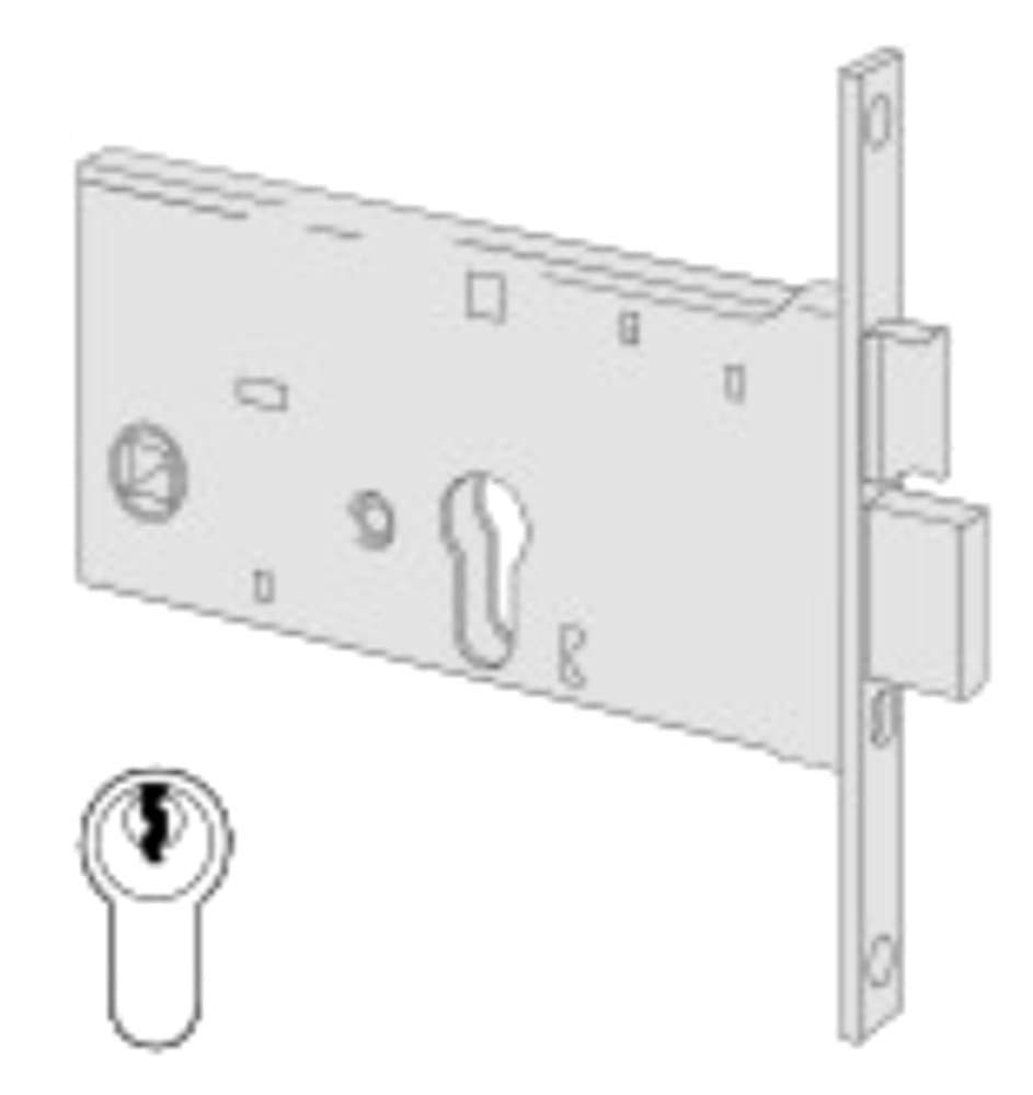Cisa 48284 44360-80-0 INFILAR Lock Shaped Cylinder F16