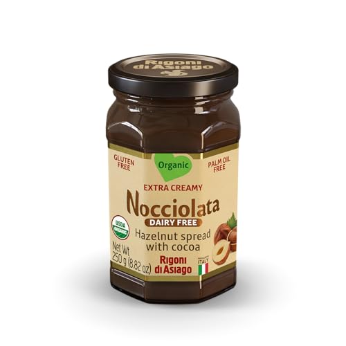 NOCCIOLATA, HAZELNUT SPREAD DAIRY FREE ORGANIC, 8.82 OUNCE