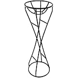 Alpine Corporation SLL1774HH Gazing Globe Metal Stand, 24 Inch Tall, Black