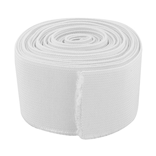 uxcell Polyester Tailoring DIY Dress Jeans Sewing Knitting Elastic Band Rope 2.84 Yards White