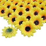 DH EYB Simulation Sun Flower 50pcs, Artificial