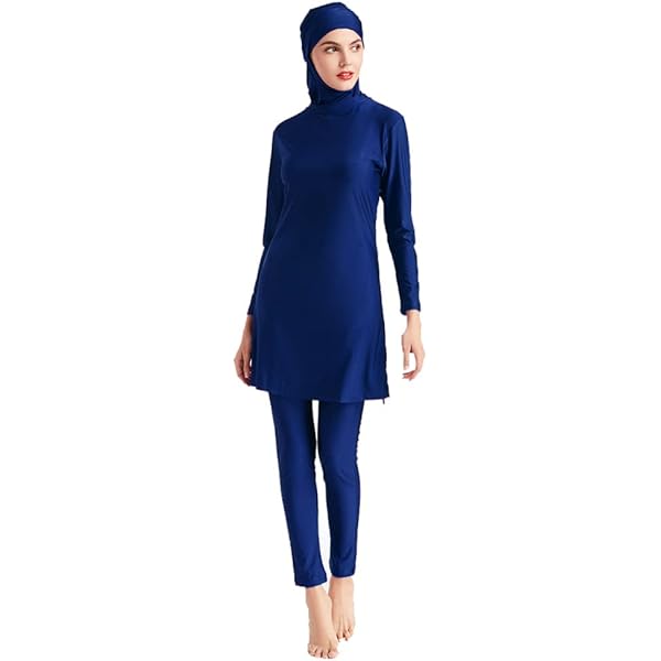 Damen Muslim Familie Eltern Kinder Bademode Badeanzug Hülle Burkini Schwimmanzug