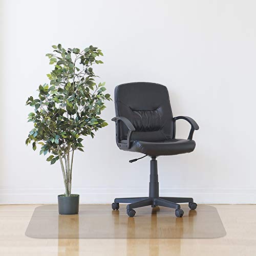 Azadx Office Chair Mat for Hard Floors 36 X 48, Clear PVC Hardwood