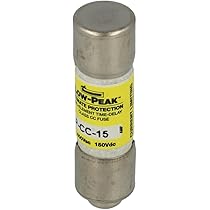 10 Pack Fuses 10pcs Cooper Bussmann LP-CC-15 (LPCC-15) 15 Amp Time Delay Fuses - Ferraz Shamwut Ferraz Shamwut Electrical Fuses - Foto 5