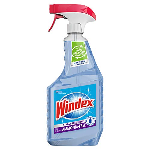 Windex Crystal Rain Glass Cleaner Spray, 6 ct, 23 fl oz