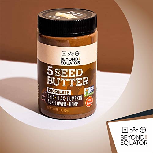 BEYOND THE EQUATOR 5 Seed Butter [Chocolate] Sunflower Seed, Chia
