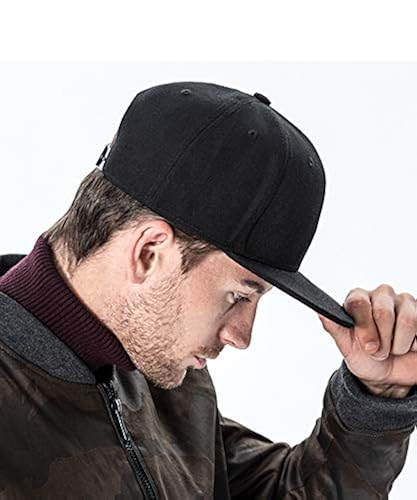 Snapback Skeleton Hand Hat - Flat Bill Adjustable Black Cotton Baseball Cap For Men, Unisex Trucker Hat Gift