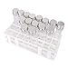 15 Pack Test Tubes with Rack - Buytra 40ml Clear Plastic Test Tube Gumball Candy Tube with Caps 25x140mm - 24 Holes Detachable Test Tube Rack Holder for 25mm Tubes